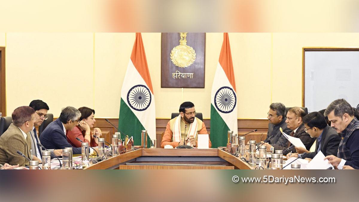 Nayab Singh Saini, Haryana, Bharatiya Janata Party, BJP, Haryana Chief Minister, Chief Minister of Haryana, BJP Haryana, Anurag Rastogi, Chief Secretary Haryana, Dr Sumita Misra, Sudhir Rajpal