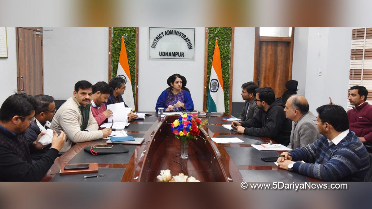 Saloni Rai, Udhampur, DC Udhampur, Deputy Commissioner Udhampur, Kashmir, Jammu And Kashmir, Jammu, District Administration Udhampur
