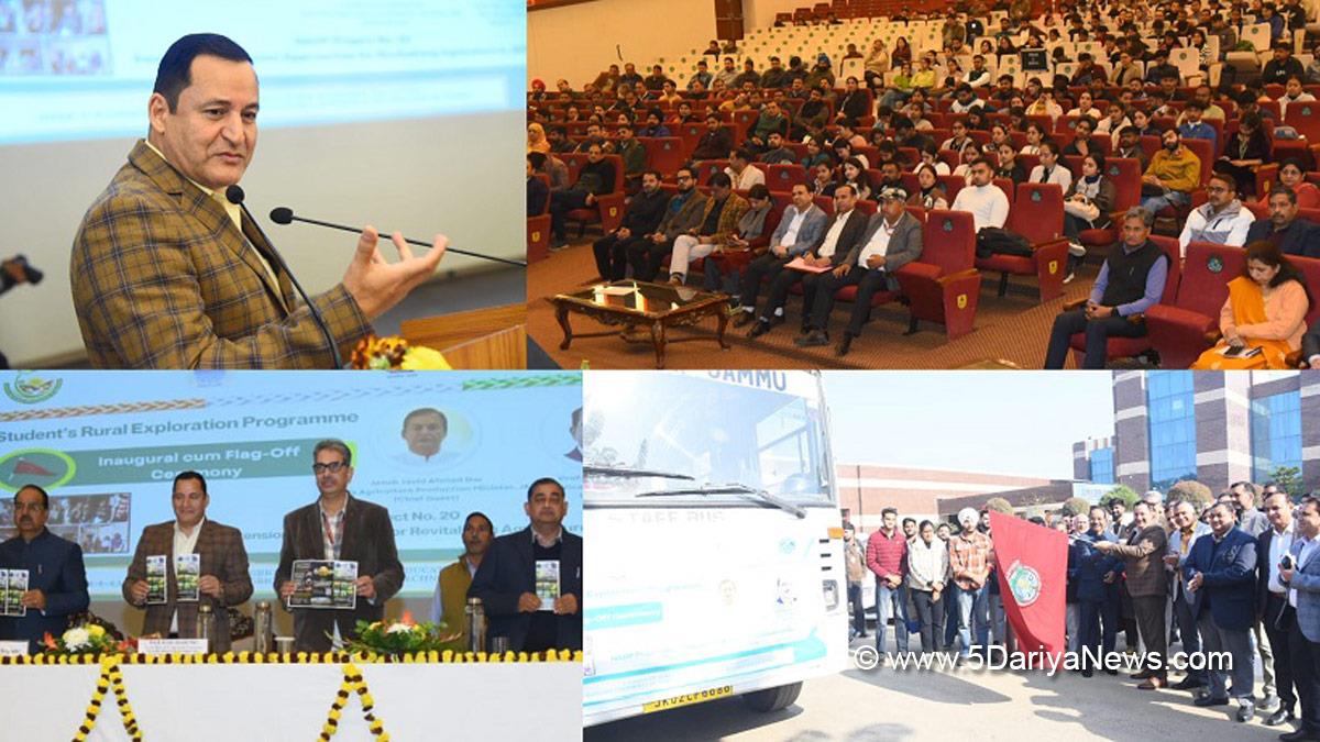 Javid Ahmad Dar, Javid Dar, Jammu and Kashmir National Conference, National Conference, Kashmir, Jammu And Kashmir, Jammu, Sher e Kashmir University of Agricultural Sciences and Technology of Jammu, SKUASTJ, Holistic Agriculture Development Programme, HADP