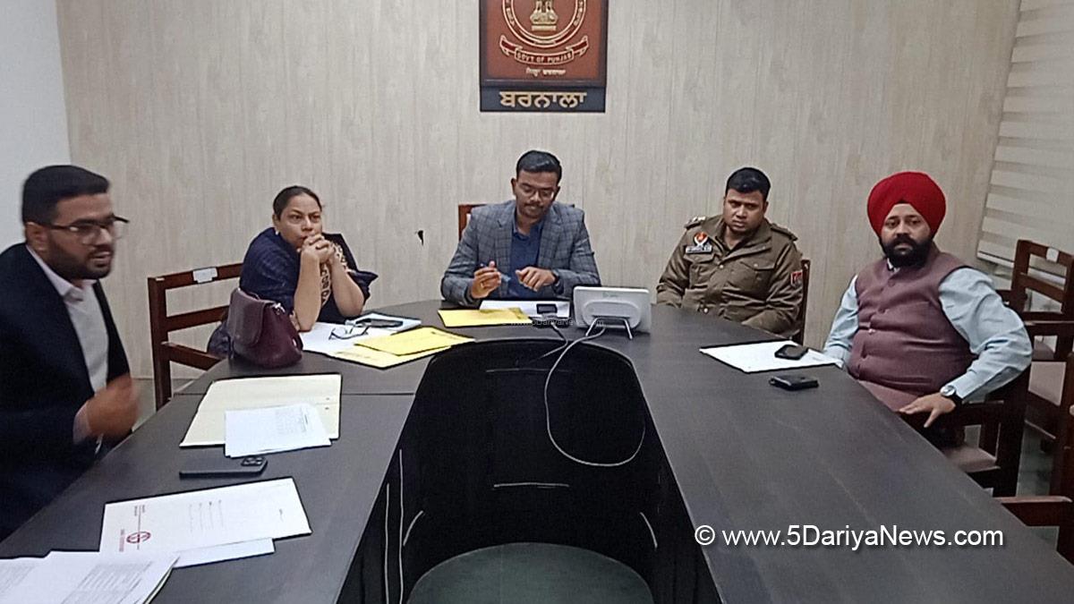 T Benith, DC Barnala, Deputy Commissioner Barnala, Barnala