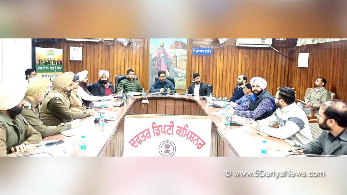 Abhijit Kaplish, DC Sri Mukatsar Sahib, Sri Mukatsar Sahib, Deputy Commissioner Sri Mukatsar Sahib