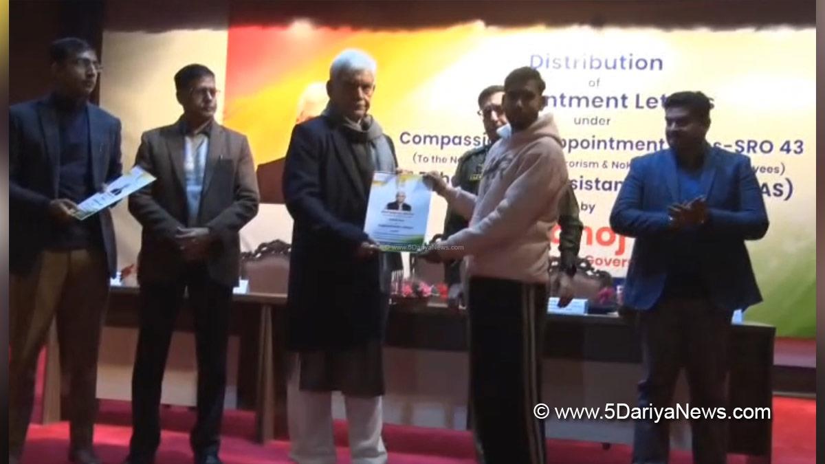 Manoj Sinha, Lieutenant Governor JK, Raj Bhavan, Jammu, Srinagar, Kashmir, Jammu And Kashmir, Anshul Garg
