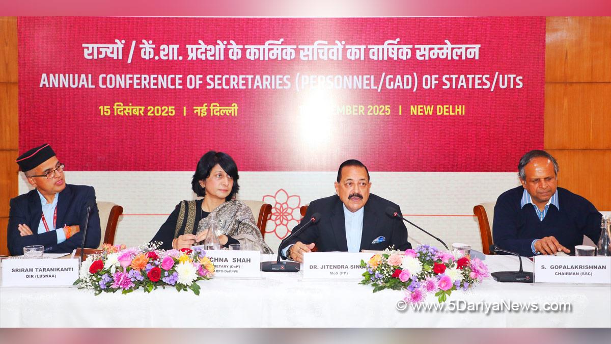 Dr Jitendra Singh, Bharatiya Janata Party, BJP, Union Minister of Earth Sciences