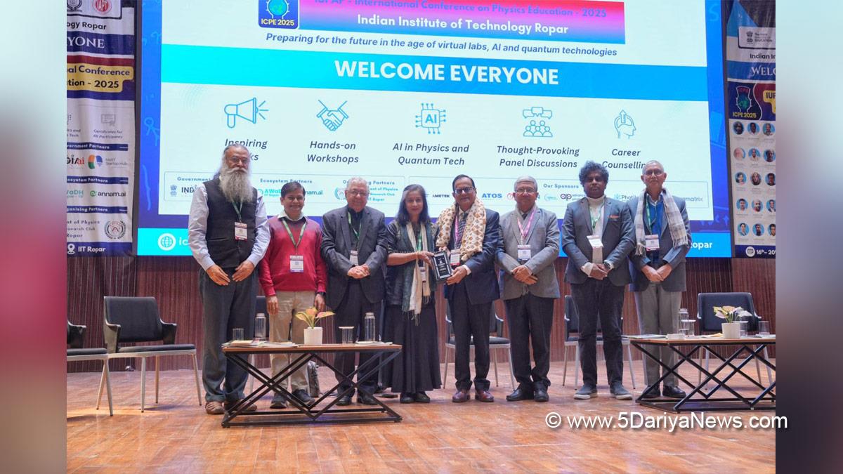 Indian Institute of Technology, IIT Ropar, International Conference on Physics Education, ICPE 2025, Ropar