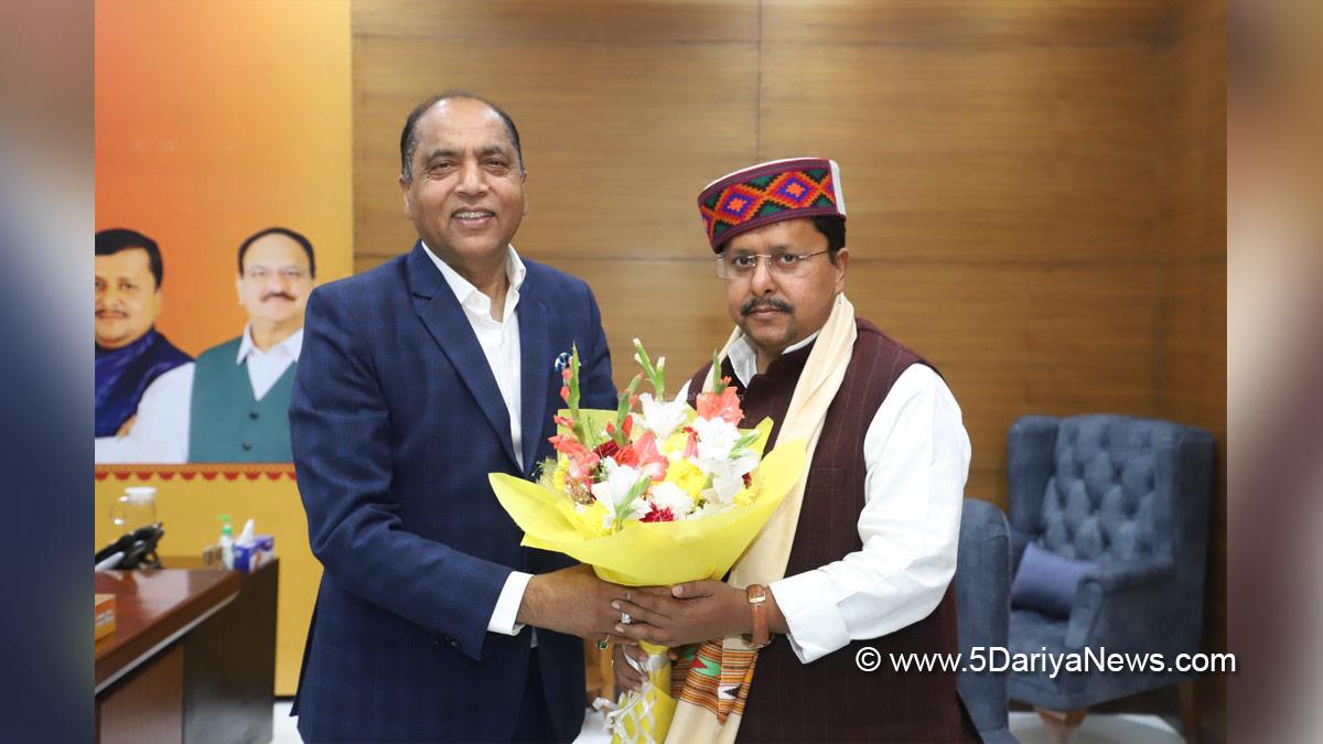 Jai Ram Thakur, Himachal Pradesh, Himachal, Bharatiya Janata Party, BJP, BJP Himachal, Shimla, BJP Himachal Pradesh, Nitin Nabin
