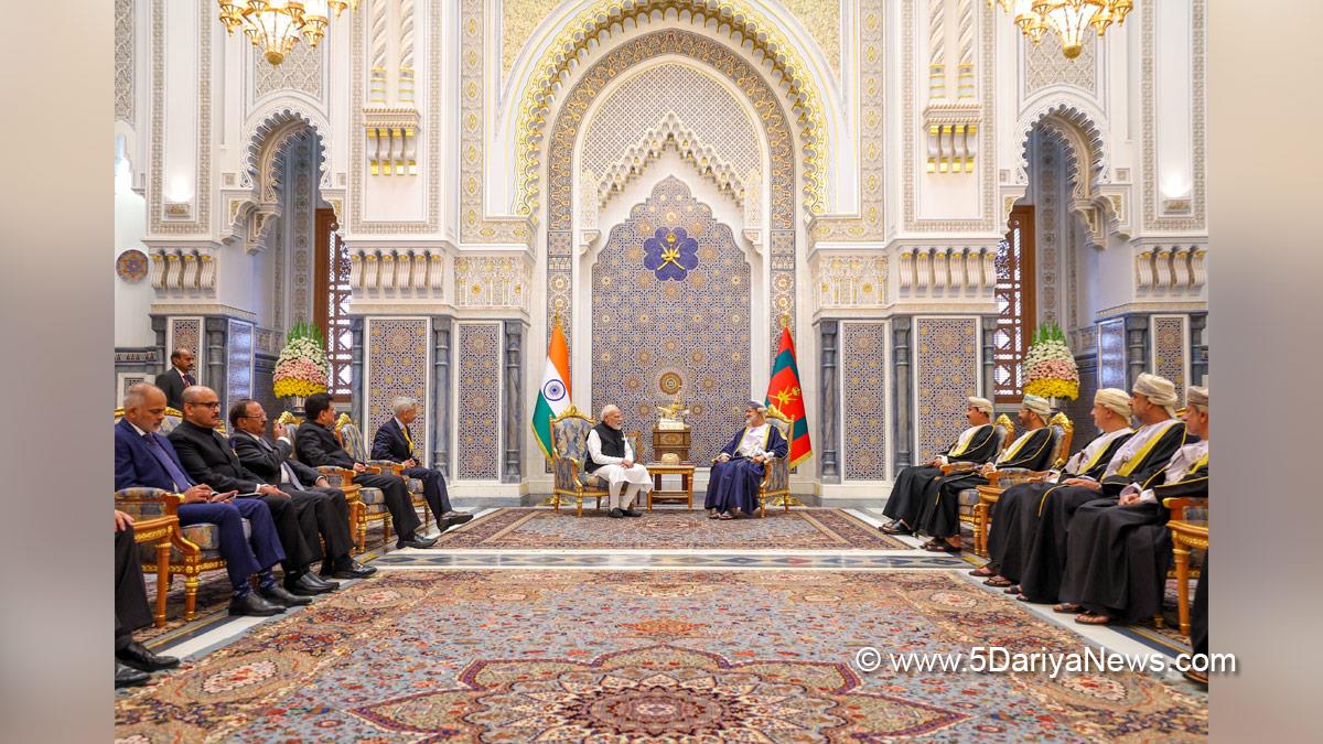 Narendra Modi, Modi, BJP, Bharatiya Janata Party, Prime Minister of India, Prime Minister, Narendra Damodardas Modi, Haitham Bin Tarik, Sultan of Oman