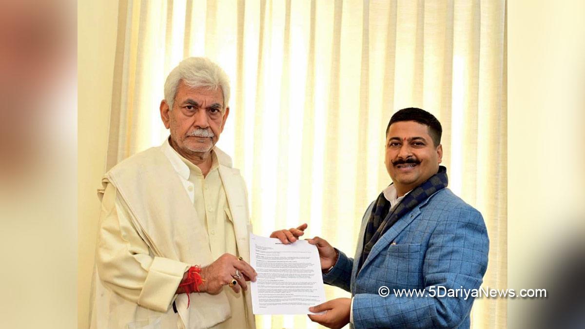 Manoj Sinha, Lieutenant Governor JK, Raj Bhavan, Jammu, Srinagar, Kashmir, Jammu And Kashmir, Gaurav Gupta