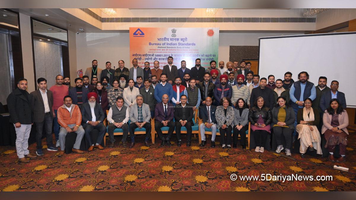 Satish Kumar Gupta, Bureau of Indian Standards, BIS, Energy Management Systems, Energy Management Cell, Chandigarh