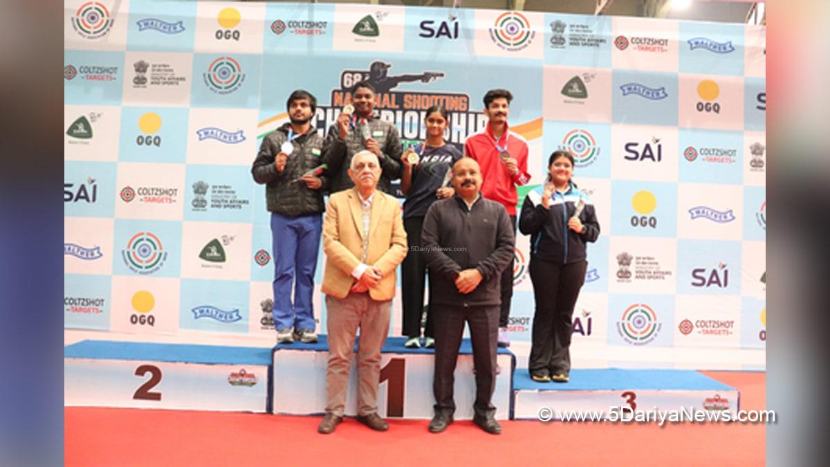 Sports News, National Shooting Championship, 68th National Shooting Championship, Lakshita Bishnoi, Sharvan Kumar
