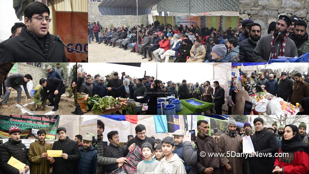Jatin Kishore, Ganderbal, Deputy Commissioner Ganderbal, Kashmir, Jammu And Kashmir, Jammu, District Administration Ganderbal, Good Governance Week 2025, Prashasan Gaon Ki Ore