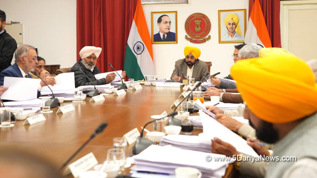 Bhagwant Mann, Bhagwant Singh Mann, AAP, Aam Aadmi Party, Aam Aadmi Party Punjab, AAP Punjab, Government of Punjab, Punjab Government, Punjab, Chief Minister Of Punjab, Cabinet Decision Punjab