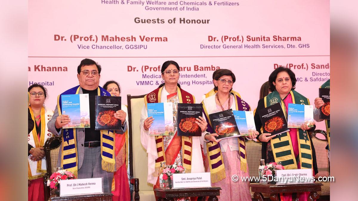 Anupriya Patel, BJP, Bharatiya Janata Party, Vardhman Mahavir Medical College and Safdarjung Hospital