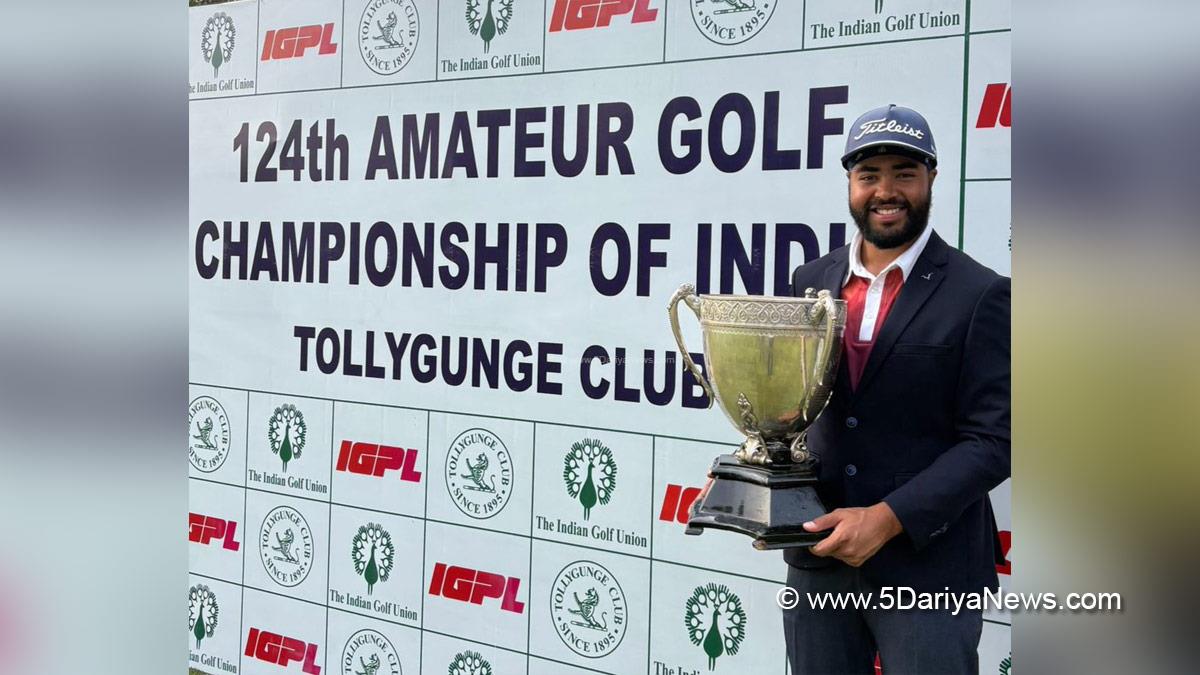 Sports News, Golf, Golfer, Sukhman Singh, 124th Amateur Golf Championship of India, Indian Golf Union, IGU