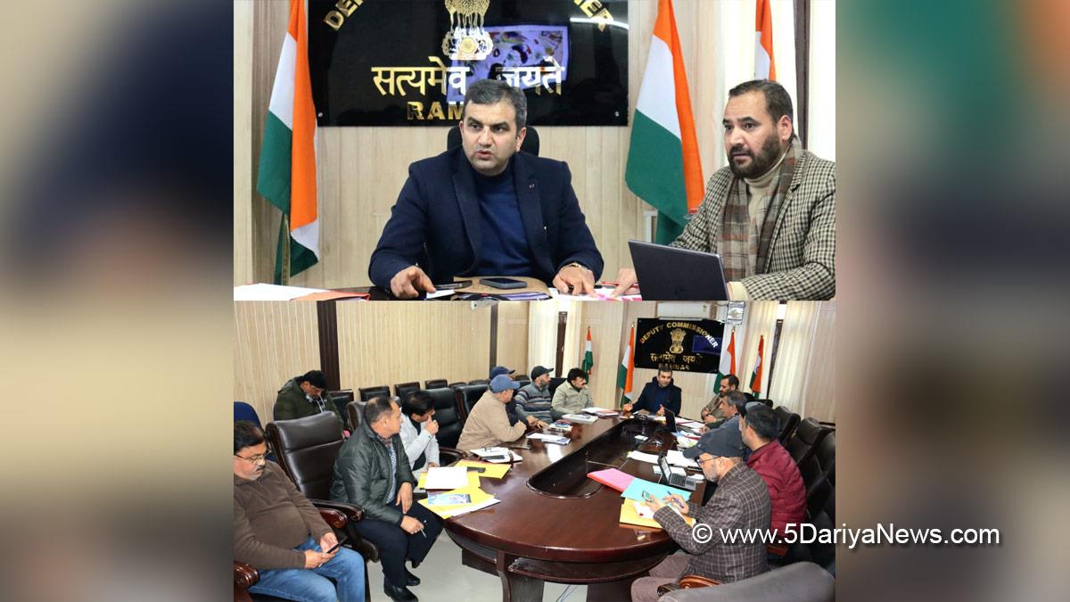 Mohammad Alyas Khan, Ramban, Deputy Commissioner Ramban, Kashmir, Jammu And Kashmir, Jammu, District Administration Ramban, State Disaster Response Fund, SDRF