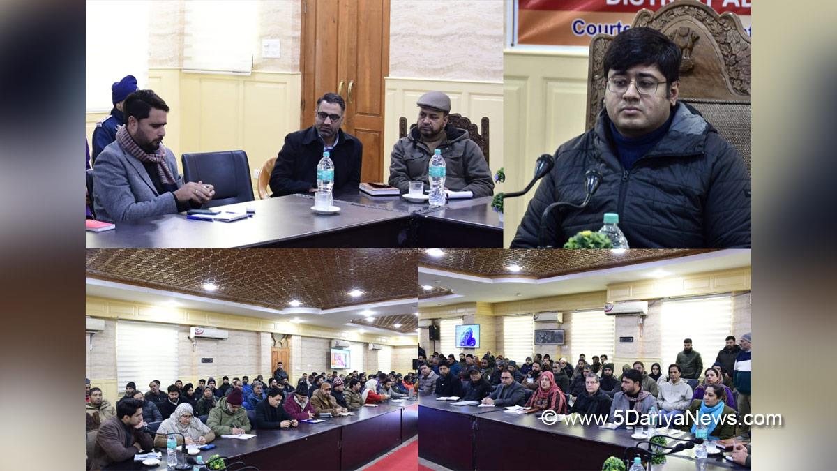 Jatin Kishore, Ganderbal, Deputy Commissioner Ganderbal, Kashmir, Jammu And Kashmir, Jammu, District Administration Ganderbal, Good Governance Week 2025, Prashasan Gaon Ki Ore