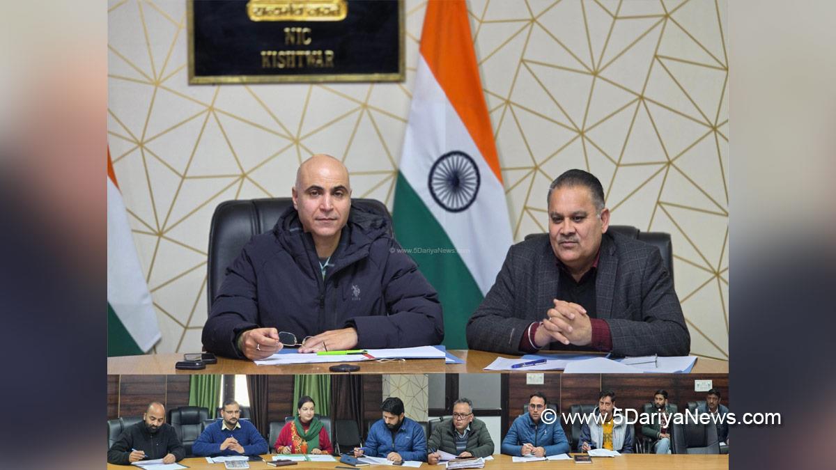 Pankaj Kumar Sharma, Kishtwar, DC Kishtwar, Deputy Commissioner Kishtwar, Kashmir, Jammu And Kashmir, Jammu, District Administration Kishtwar, District Level Implementation Committee, DLIC, Mission YUVA