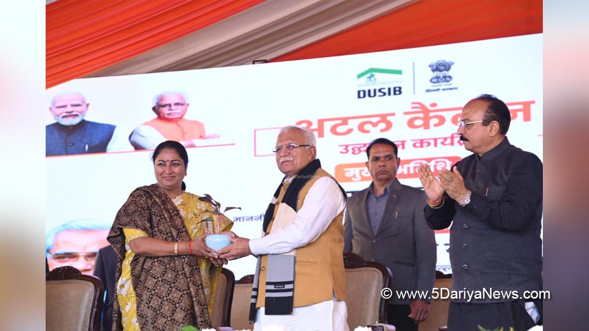 Rekha Gupta, Bharatiya Janata Party, BJP, BJP Delhi, Chief Minister of Delhi, Delhi CM, Manohar Lal Khattar, Ashish Sood, Atal Canteens