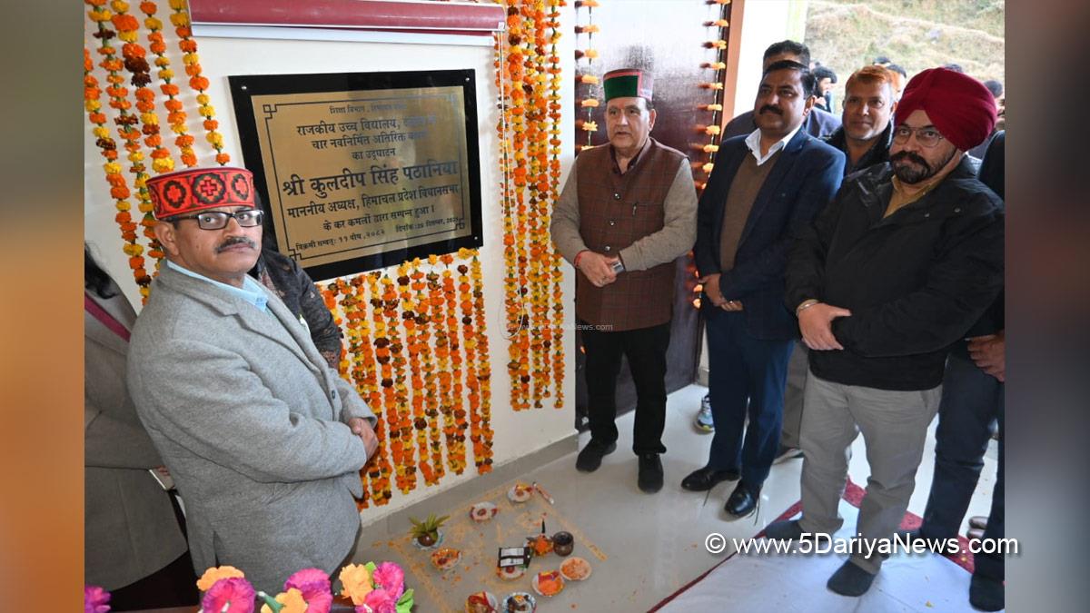 Kuldeep Singh Pathania, Speaker of Himachal Pradesh, Himachal Pradesh, Himachal, Congress, Indian National Congress, Himachal Congress, Shimla