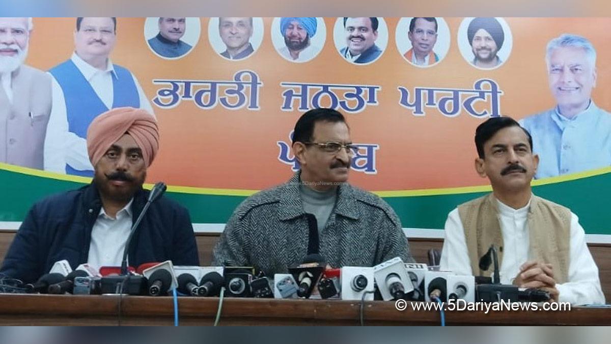 Anil Sarin, BJP, Bharatiya Janata Party, BJP Punjab, Vineet Joshi