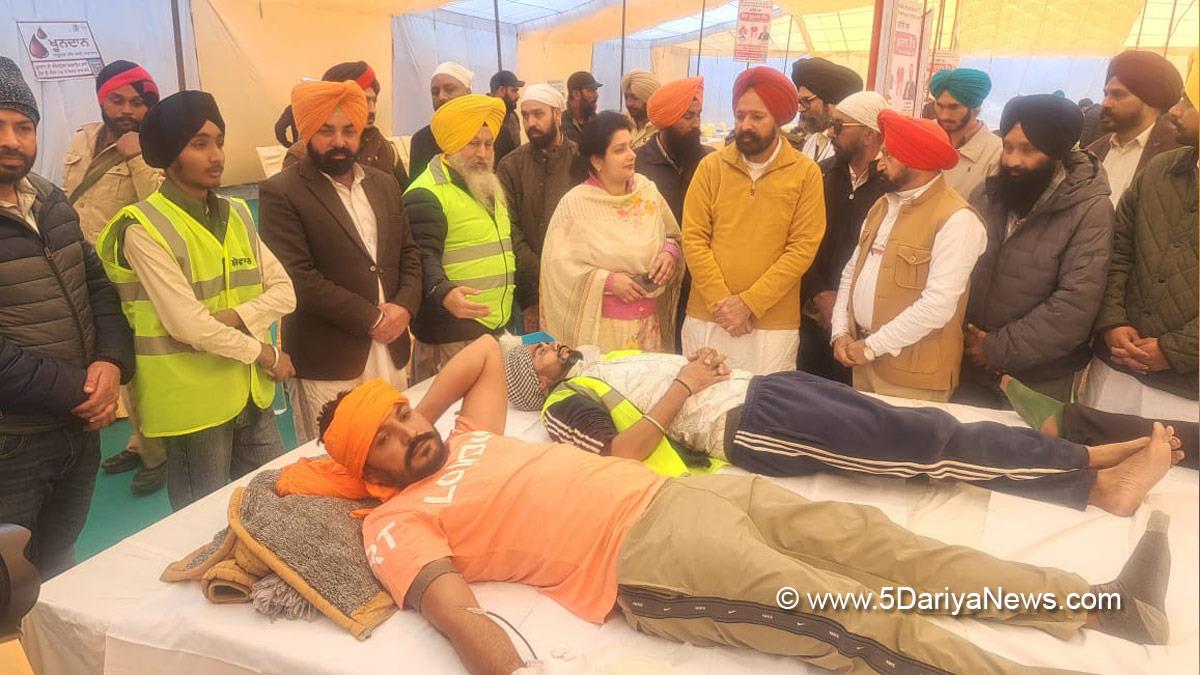 Lakhbir Singh Rai, Fatehgarh Sahib, AAP, Aam Aadmi Party, Aam Aadmi Party Punjab, AAP Punjab, Dr Sona Thind, DC Fatehgarh Sahib, Fatehgarh Sahib, Deputy Commissioner Fatehgarh Sahib, Blood Donation Camp