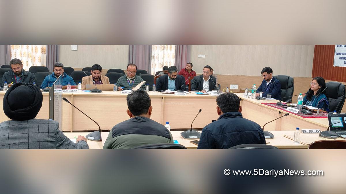 Ayushi Sudan, Samba, Deputy Commissioner Samba, Kashmir, Jammu And Kashmir, Jammu, District Administration Samba, District Level Review Committee, DLRC, District Consultative Committee, DCC
