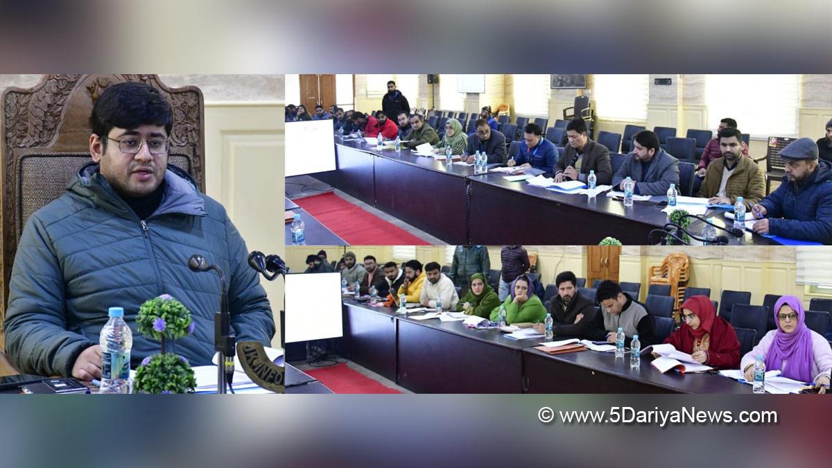 Jatin Kishore, Ganderbal, Deputy Commissioner Ganderbal, Kashmir, Jammu And Kashmir, Jammu, District Administration Ganderbal, District Level Review Committee, DLRC, District Consultative Committee, DCC