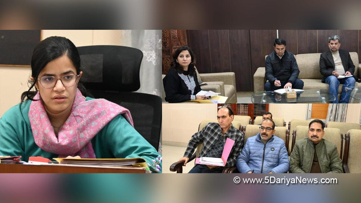 Ayushi Sudan, Samba, Deputy Commissioner Samba, Kashmir, Jammu And Kashmir, Jammu, District Administration Samba