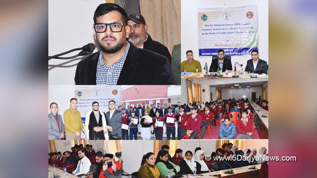 Abhishek Sharma, Rajouri, DC Rajouri, Deputy Commissioner Rajouri, Kashmir, Jammu And Kashmir, Jammu, District Administration Rajouri, Nasha Mukht Bharat Abhiyan
