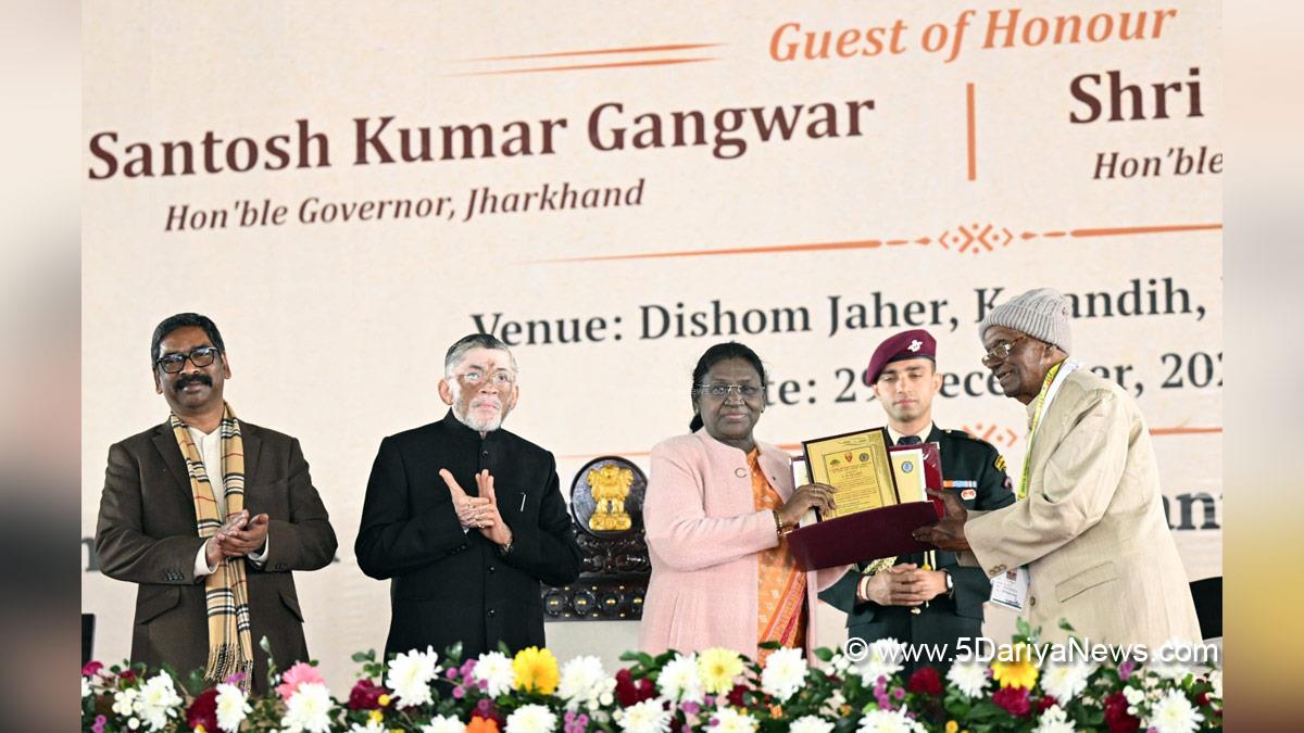 Droupadi Murmu, Santosh Kumar Gangwar