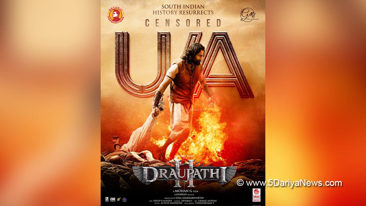 Tollywood, Entertainment, Actor, Actress, Cinema, Movie, Telugu Films, Mohan G Kshatriyan, Draupathi 2, Central Board of Film Certification, CBFC