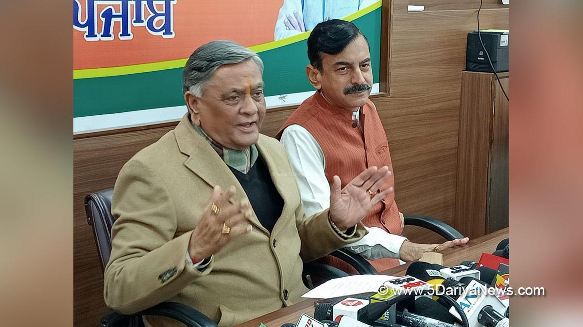 Vineet Joshi, Bharatiya Janata Party, BJP, BJP Punjab, Manoranjan Kalia