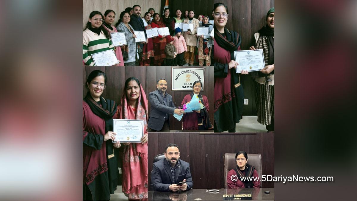 Ayushi Sudan, Samba, Deputy Commissioner Samba, Kashmir, Jammu And Kashmir, Jammu, District Administration Samba