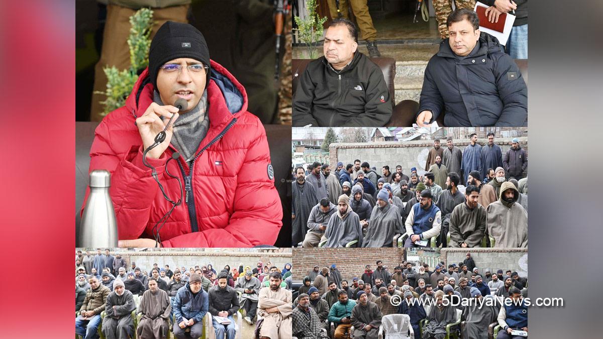 Shishir Gupta, Shopian, DC Shopian, Deputy Commissioner Shopian, Kashmir, Jammu And Kashmir, Jammu, District Administration Shopian, Block Diwas, Jan Abhiyan Camp, Jan Abhiyan, Jan Sunvayi, Jan Abhiyan, Jan Adhikar, Awami Muhim, Jan Abhiyan Program, Mega Block Diwas, Weekly Block Diwas
