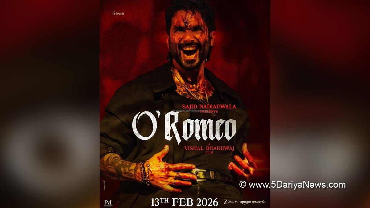 Shahid Kapoor, Bollywood, Entertainment, Mumbai, Actor, Cinema, Hindi Films, Movie, Mumbai News, O Romeo, O Romeo Poster