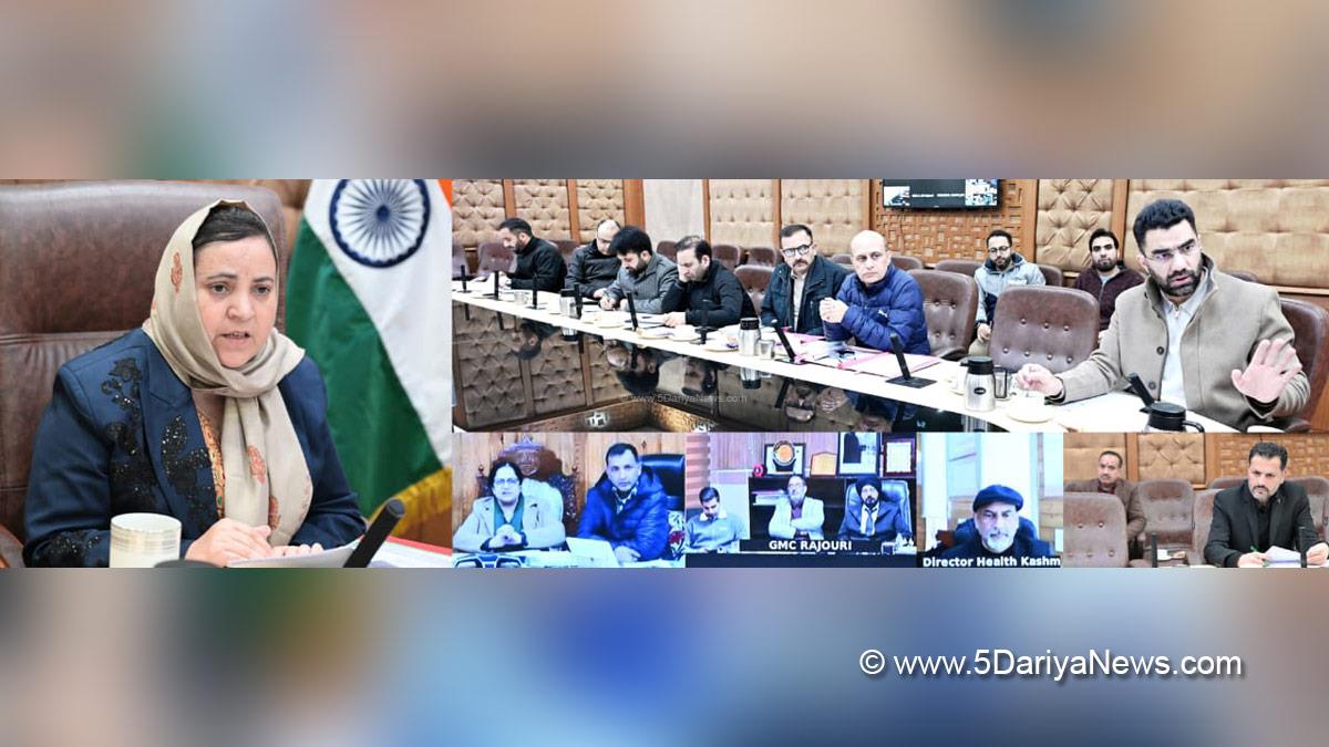 Sakeena Itoo, Sakina Itoo, Jammu and Kashmir National Conference, National Conference, Kashmir, Jammu And Kashmir, Jammu, Dr Syed Abid Rasheed, Dr Syed Abid Rasheed Shah, Secretary Health and Medical Education