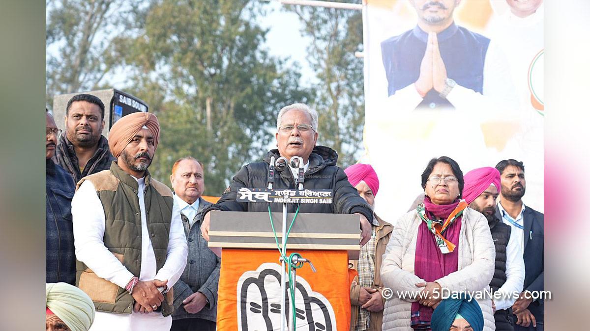Bhupesh Baghel, Indian National Congress, Congress, All India Congress Committee, Punjab Congress, MGNREGA Bachao Sangram