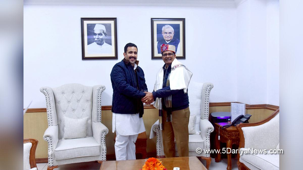 Vikramaditya Singh, Himachal Pradesh, Himachal, Congress, Indian National Congress, Himachal Congress, Shimla, Shivraj Singh Chouhan, Shivraj Chauhan, BJP, Bharatiya Janata Party