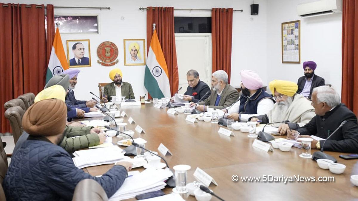 Bhagwant Mann, Bhagwant Singh Mann, AAP, Aam Aadmi Party, Aam Aadmi Party Punjab, AAP Punjab, Government of Punjab, Punjab Government, Punjab, Chief Minister Of Punjab, Cabinet Decision Punjab