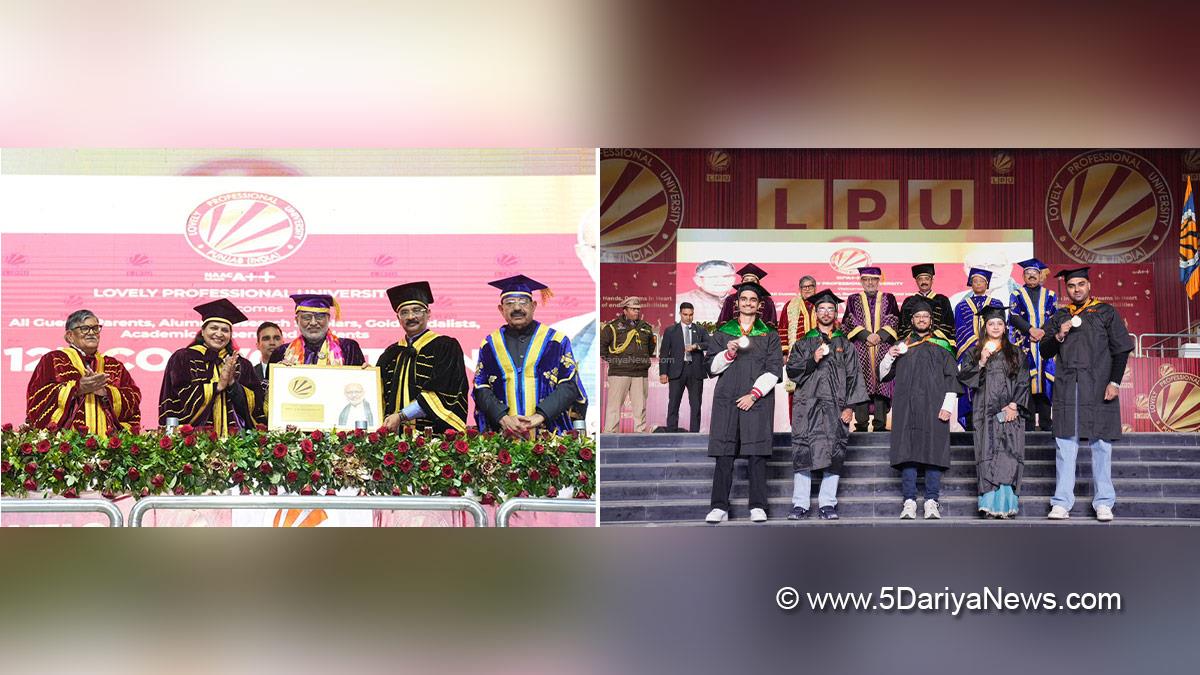 CP Radhakrishnan, Chandrapuram Ponnusami Radhakrishnan, Vice President of India, BJP, Bharatiya Janata Party, Gulab Chand Kataria, Governor of Punjab, Mohinder Bhagat, Lovely Professional University, Jalandhar, Phagwara, LPU, LPU Campus, Ashok Mittal, Rashmi Mittal