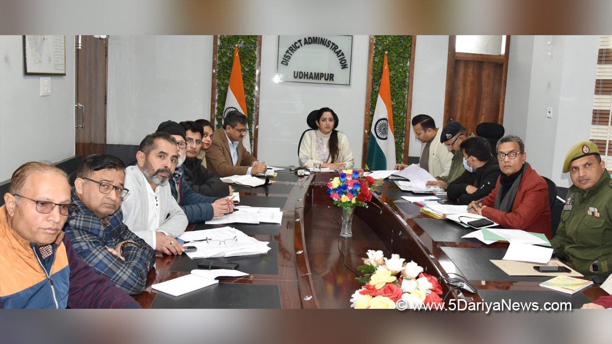 Saloni Rai, Udhampur, DC Udhampur, Deputy Commissioner Udhampur, Kashmir, Jammu And Kashmir, Jammu, District Administration Udhampur