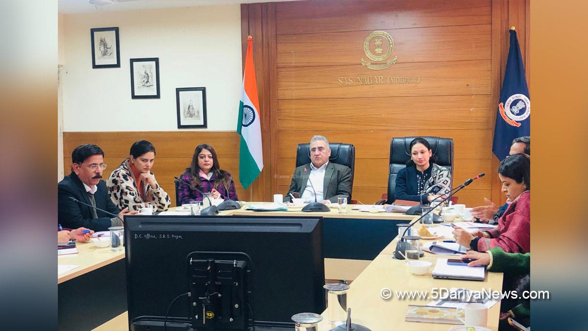 Komal Mittal, DC Mohali, Deputy Commissioner Mohali, SAS Nagar, SAS Nagar Mohali, Mohali, Sahibzada Ajit Singh Nagar, Vijay Kumar Janjua