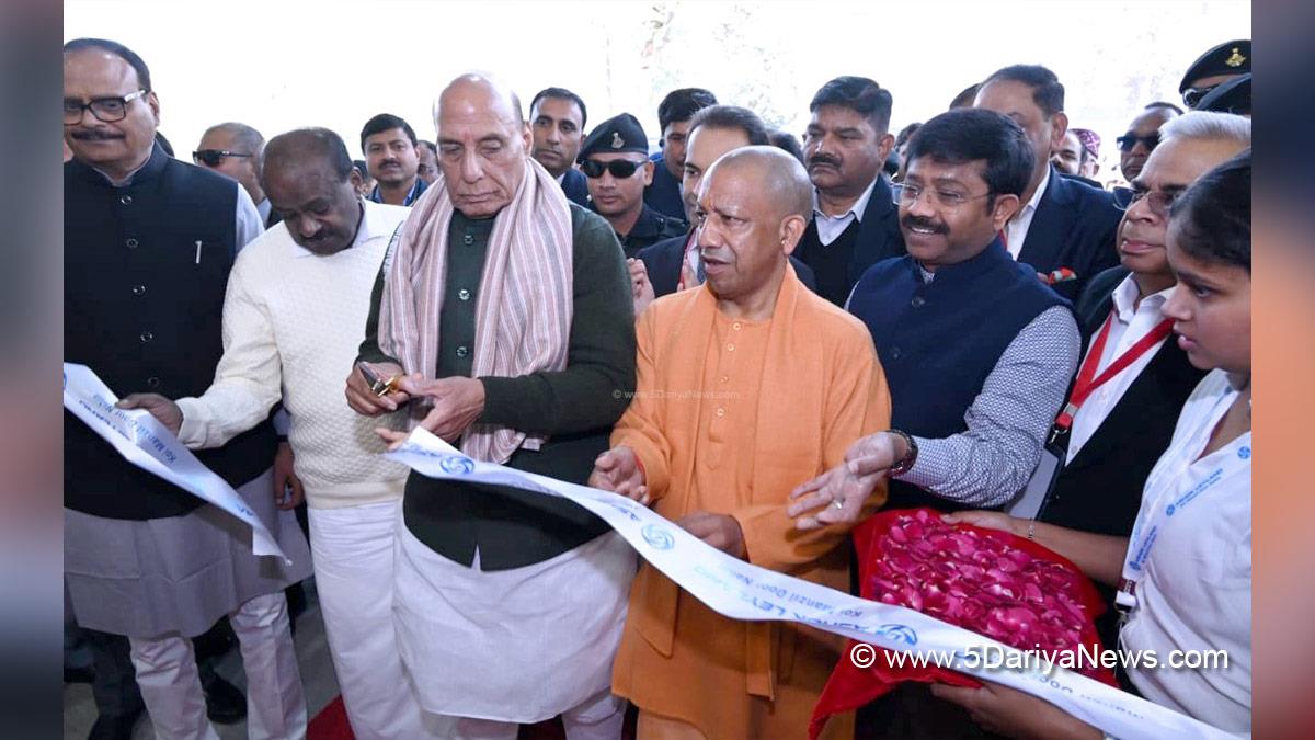 Yogi Adityanath, Lucknow, Uttar Pradesh, BJP, Bharatiya Janata Party, Chief Minister of Uttar Pradesh, Rajnath Singh, Union Defence Minister, Defence Minister of India, HD Kumaraswamy