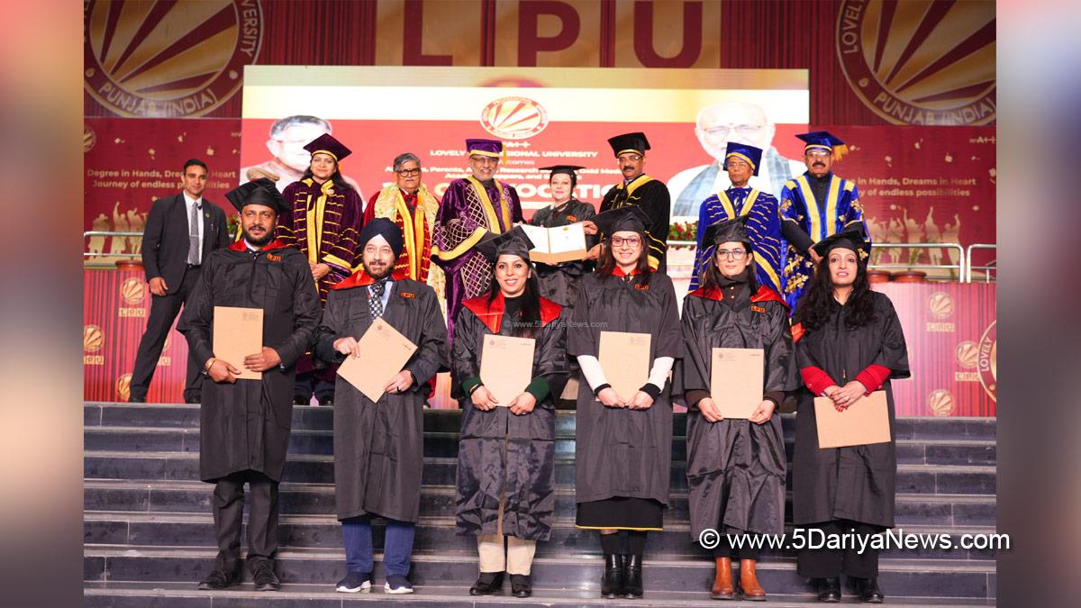Lovely Professional University, Jalandhar, Phagwara, LPU, LPU Campus, Ashok Mittal, Rashmi Mittal, CP Radhakrishnan, Chandrapuram Ponnusami Radhakrishnan, Vice President of India, BJP, Bharatiya Janata Party, Gulab Chand Kataria, Governor of Punjab