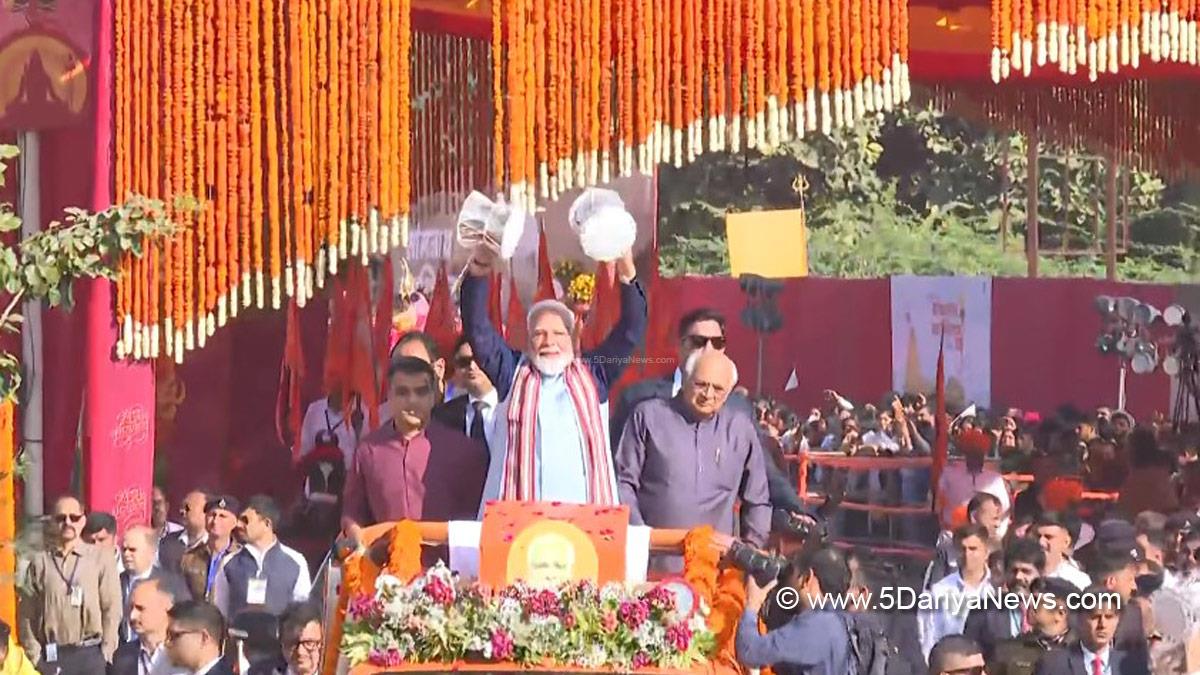 Narendra Modi, Modi, BJP, Bharatiya Janata Party, Prime Minister of India, Prime Minister, Narendra Damodardas Modi, Bhupendra Patel, Bhupendrabhai Rajnikantbhai Patel, Chief Minister of Gujarat, Somnath Swabhiman Parv, Shaurya Yatra