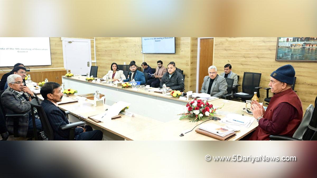 Manoj Sinha, Lieutenant Governor JK, Raj Bhavan, Jammu, Srinagar, Kashmir, Jammu And Kashmir, Abhishek Sharma, Rajouri, DC Rajouri, Deputy Commissioner Rajouri, Baba Ghulam Shah Badshah University, BGSBU