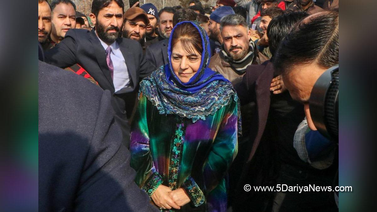 Mehbooba Mufti, Peoples Democratic Party, PDP, Srinagar, Kashmir, Jammu And Kashmir, Jammu