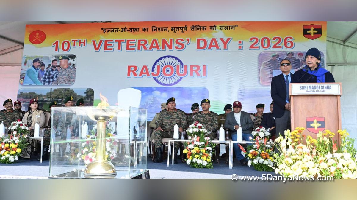 Manoj Sinha, Lieutenant Governor JK, Raj Bhavan, Jammu, Srinagar, Kashmir, Jammu And Kashmir
