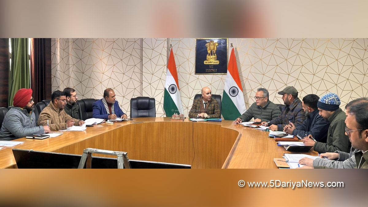 Pankaj Kumar Sharma, Kishtwar, DC Kishtwar, Deputy Commissioner Kishtwar, Kashmir, Jammu And Kashmir, Jammu, District Administration Kishtwar, District Level Technical Committee, DLTC