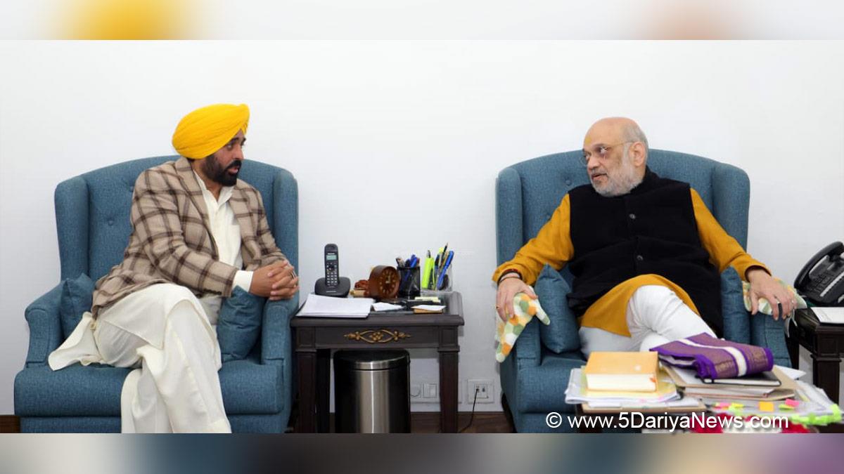 Bhagwant Mann, Bhagwant Singh Mann, AAP, Aam Aadmi Party, Aam Aadmi Party Punjab, AAP Punjab, Government of Punjab, Punjab Government, Punjab, Chief Minister Of Punjab, Amit Shah
