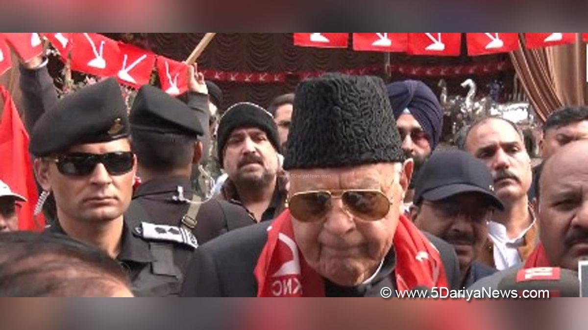 Dr Farooq Abdullah, Srinagar, Jammu and Kashmir National Conference, National Conference, Srinagar, Kashmir, Jammu And Kashmir, Jammu